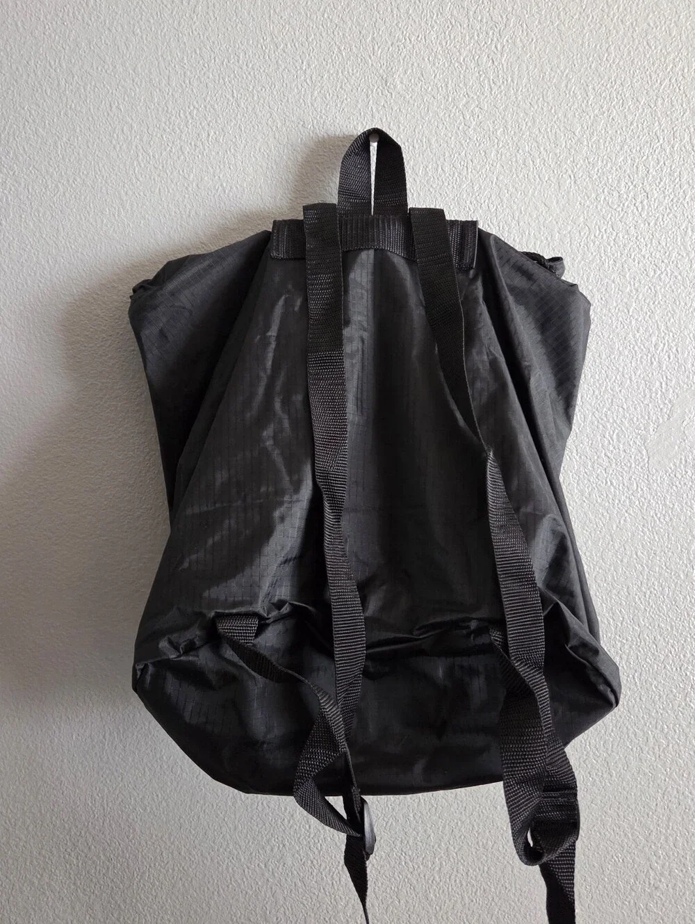 Baggallini Zip-Out Packable Backpack Black Nylon Travel Daypack